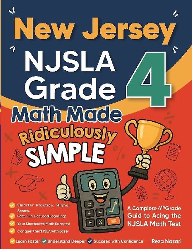 New Jersey NJSLA Grade 4 Math Made Ridiculously Simple