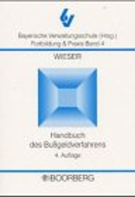 Handbuch des Bussgeldverfahrens