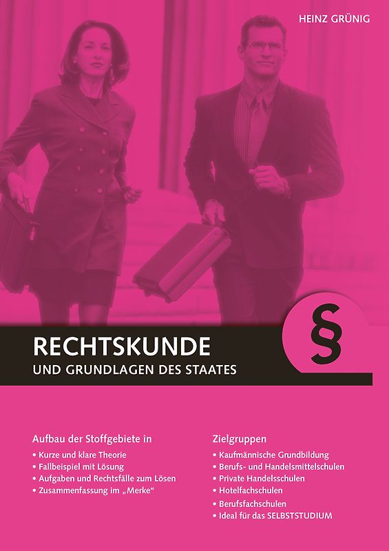 Rechtskunde und Grundlagen des Staates, Lehrbuch