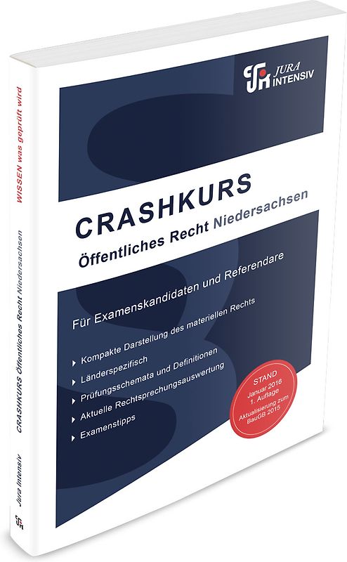 CRASHKURS Öffentliches Recht - Niedersachsen