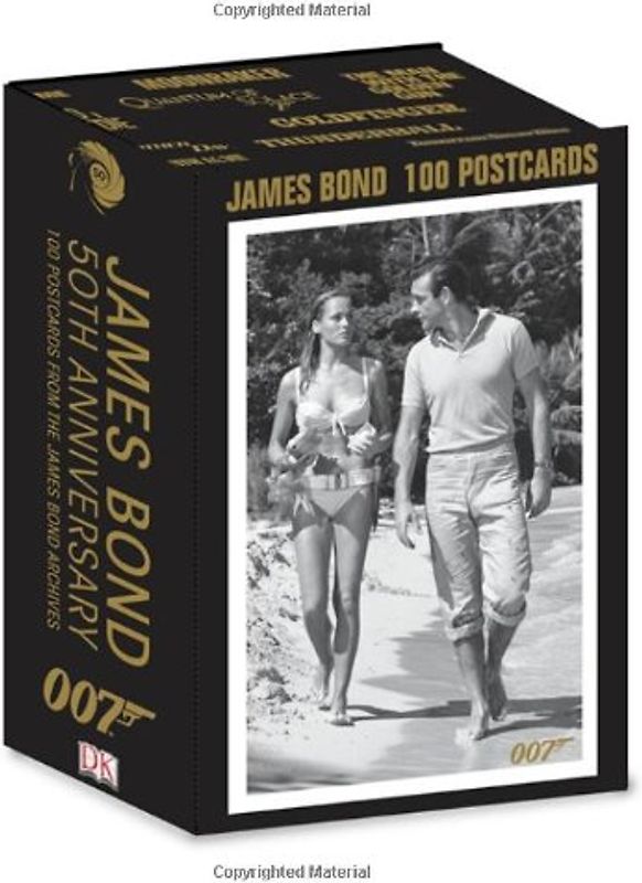 James Bond 50th Anniversary Postcards - Dk