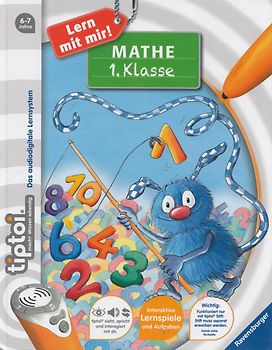tiptoi® Mathe 1. Klasse - Kai Haferkamp [Spiralbindung, ohne Stift]