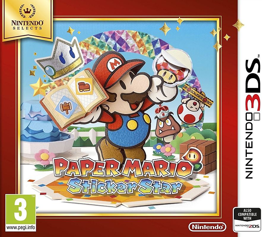 Paper Mario: Sticker Star [Nintendo Selects, ES Import] Nintendo 3DS