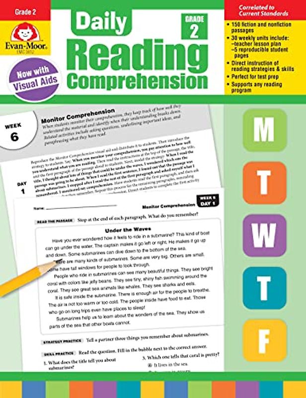 Daily Reading Comprehension, Grade 2