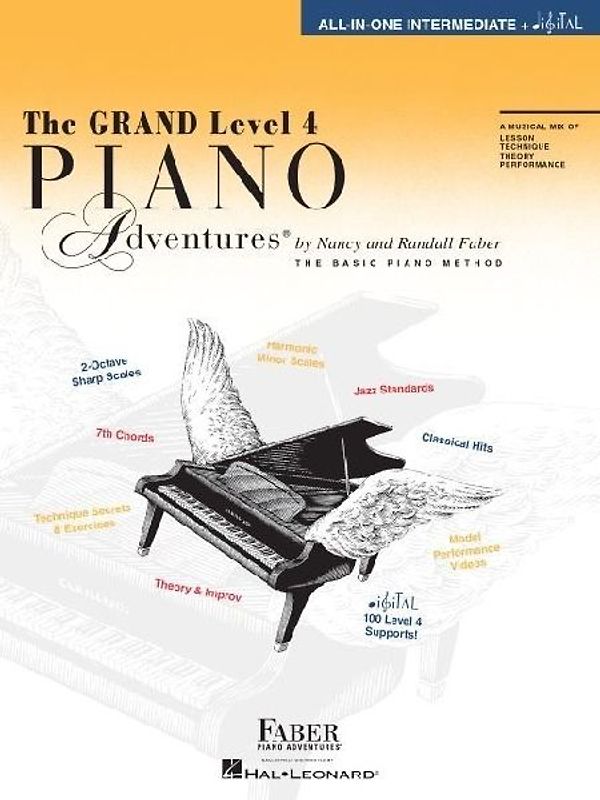 The Grand Level 4 Piano Adventures All-In-One