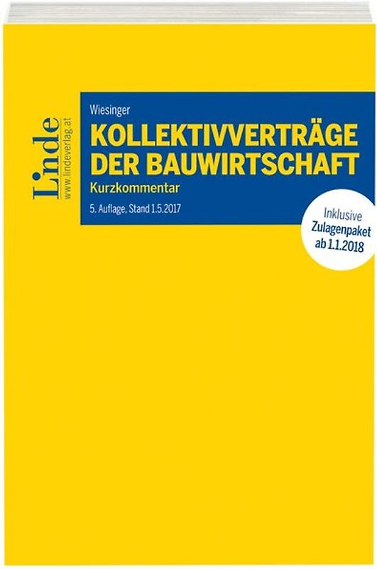 Kollektivverträge der Bauwirtschaft