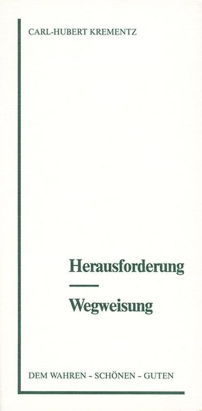 Herausforderung - Wegweisung