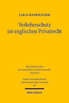 Verkehrsschutz im englischen Privatrecht