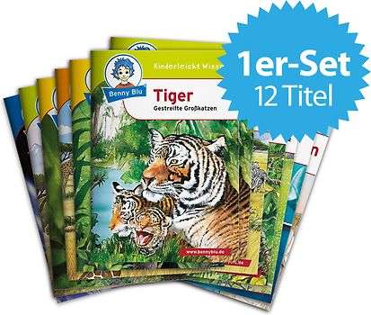 Benny Blu - 1er Set Wilde Tiere 12 Titel