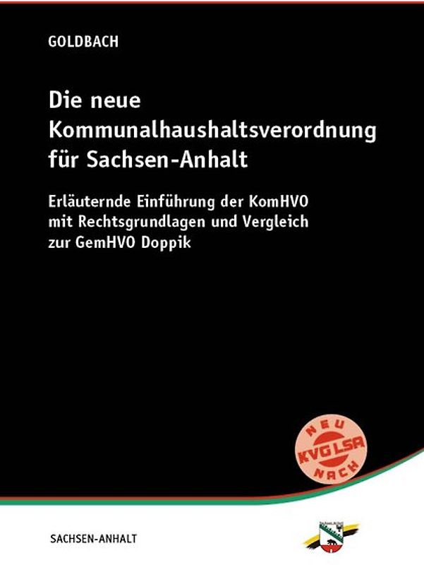 Die neue Kommunalhaushaltsverordnung für Sachsen-Anhalt