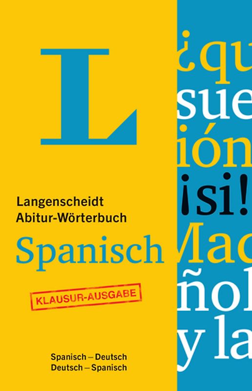 Langenscheidt Abitur-Wörterbuch Spanisch - Buch mit Online-Anbindung