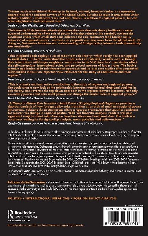 A Theory of Master Role Transition