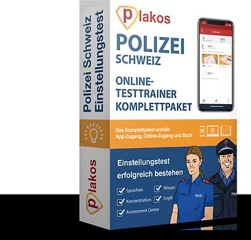 Polizei Schweiz Einstellungstest Komplettpaket