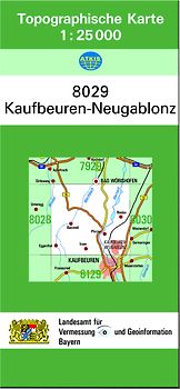 TK25 8029 Kaufbeuren-Neugablonz
