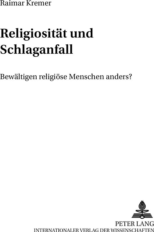 Religiosität und Schlaganfall