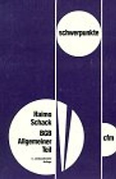 BGB - Allgemeiner Teil