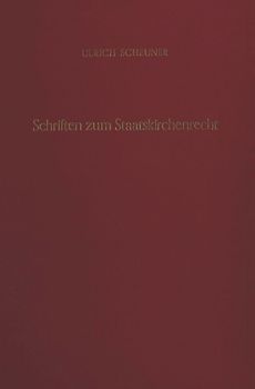 Schriften zum Staatskirchenrecht.