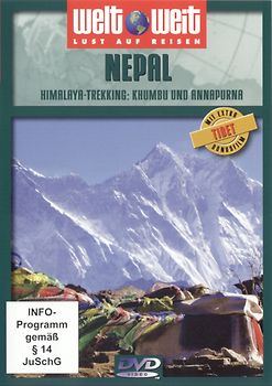 Nepal, Teil 2 - Himalaya-Trekking: Khumbu und Annapurna (mit Bonusfilm Tibet) Reihe: welt weit / 1 DVD, Länge: ca. 73 Minuten DVD