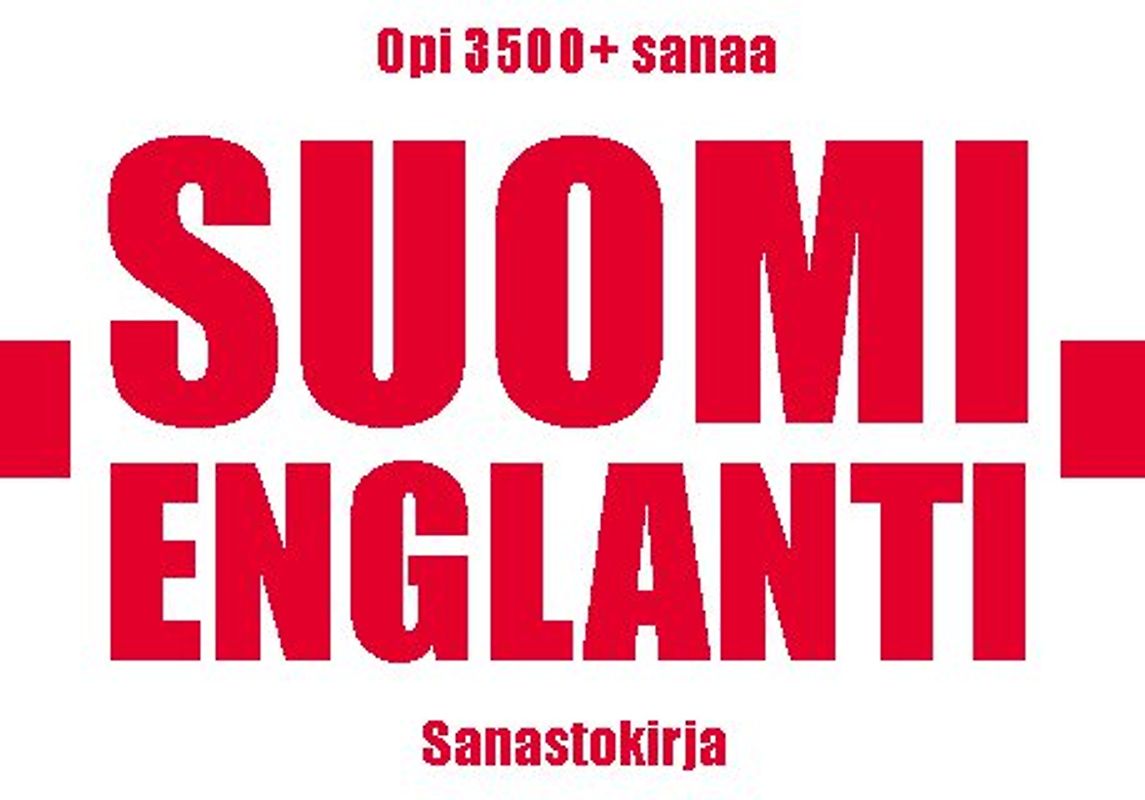 Suomi-Englanti sanastokirja
