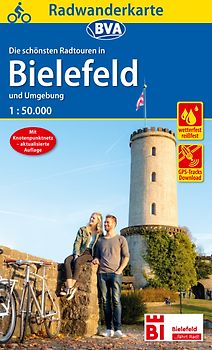 BVA Radwanderkarte Bielefeld und Umgebung 1:50.000
