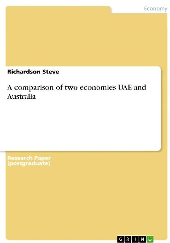 A comparison of two economies UAE and Australia
