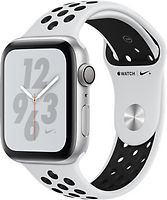 Apple Watch Nike+ Series 4 44mm caja de aluminio en plata y correa Nike Sport platino puro/negra [Wifi]