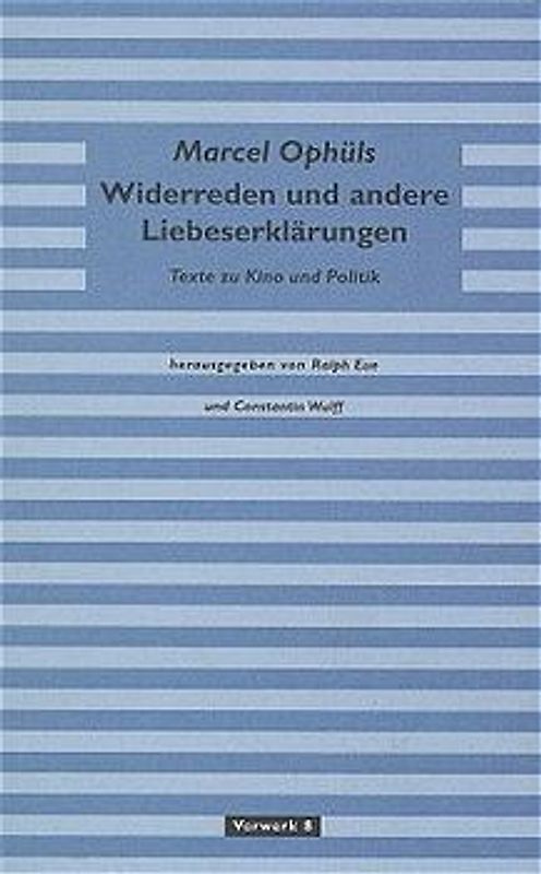 Widerreden und andere Liebeserklärungen