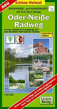 Radwander- und Wanderkarte Oder-Neiße-Radweg
