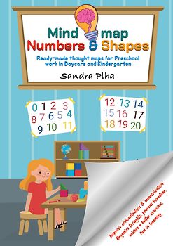 KitaFix-Mindmap Numbers & Shapes (Ready-made thought maps for Preschool work in Daycare and Kindergarten)