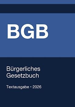 BGB - Bürgerliches Gesetzbuch (Deutschland) 2026