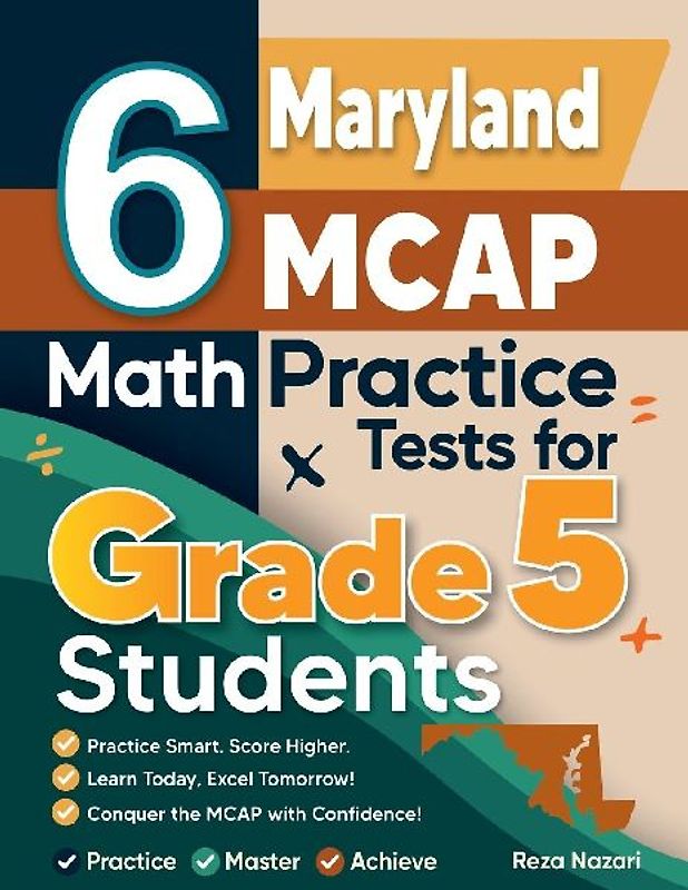 6 Maryland MCAP Grade 5 Math Practice Tests