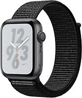 Apple Watch Nike+ Series 4 44mm caja de aluminio en gris espacial y correa Loop Nike Sport negra [Wifi]