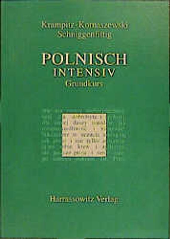 Polnisch intensiv. Grundkurse