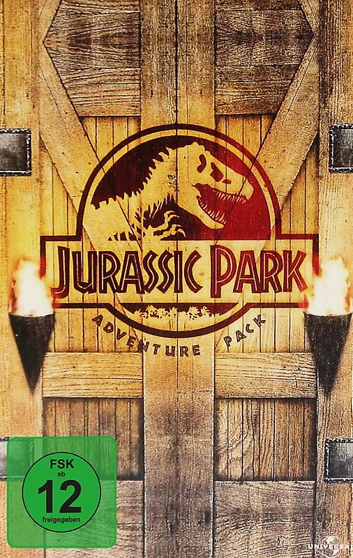 Jurassic Park Ultimate Trilogy - In limitierter Holzbox [Special Edition, inkl. Digital-Copy & Taschenlampe] Blu-ray Disc