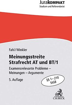 Meinungsstreite Strafrecht AT und BT/1