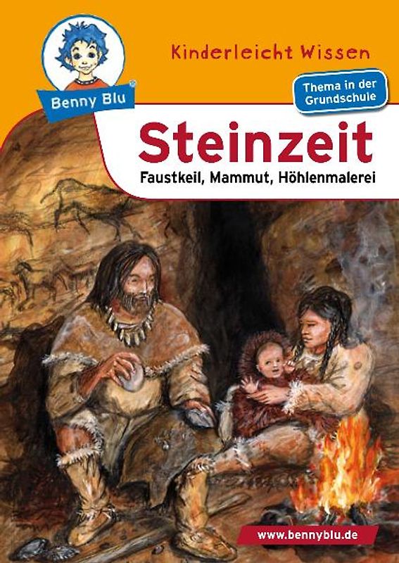 Benny Blu - Steinzeit. Faustkeil, Mammut, Höhlenmalerei