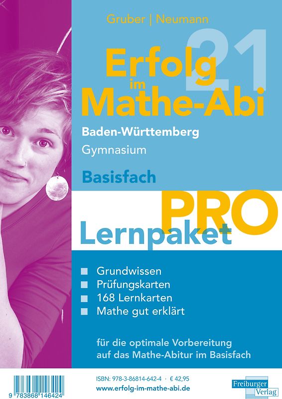 Erfolg im Mathe-Abi 2021 Lernpaket Basisfach 'Pro' Baden-Württemberg Gymnasium