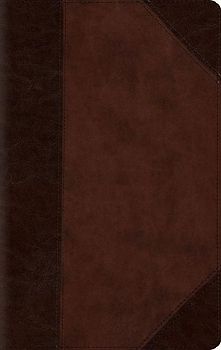 ESV Large Print Compact Bible, Red Letter (Trutone, Brown/Walnut, Portfolio Design)