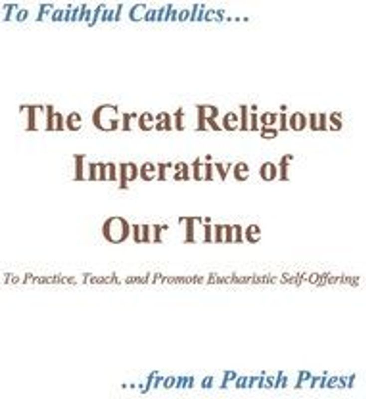 The Great Religious Imperative of Our Time