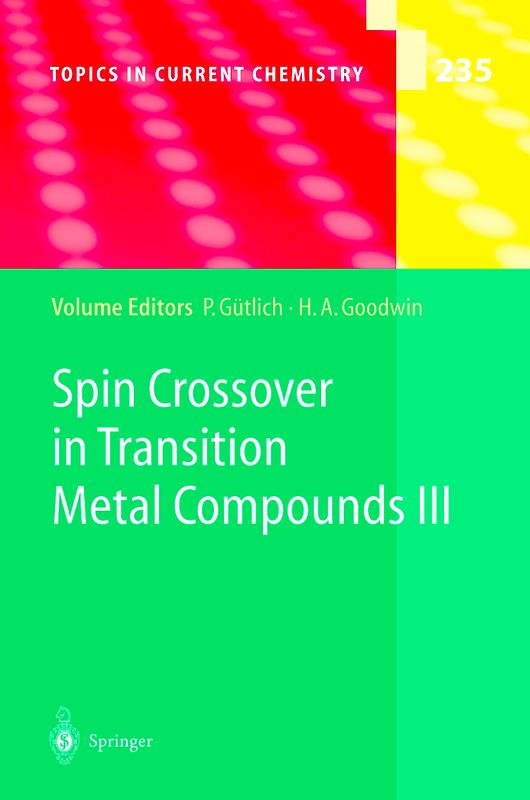 Spin Crossover in Transition Metal Compounds III
