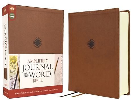 Amplified Journal the Word Bible, Leathersoft, Brown