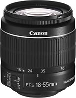 Canon EF-S 18-55 mm F3.5-5.6 IS II 58 mm Filtergewinde (Canon EF-S Anschluss) schwarz