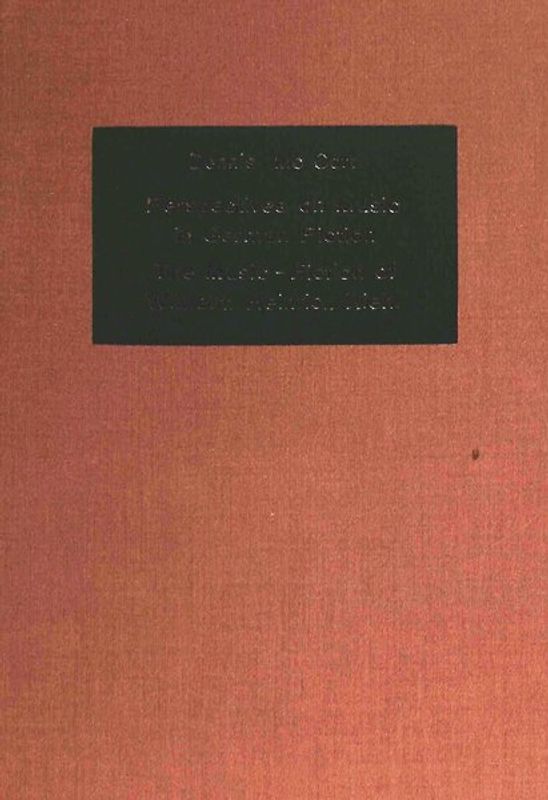 Perspectives on Music in German Fiction- The Music-Fiction of Wilhelm Heinrich Riehl