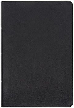 NASB Giant Print Reference Bible, Black Genuine Leather, Indexed