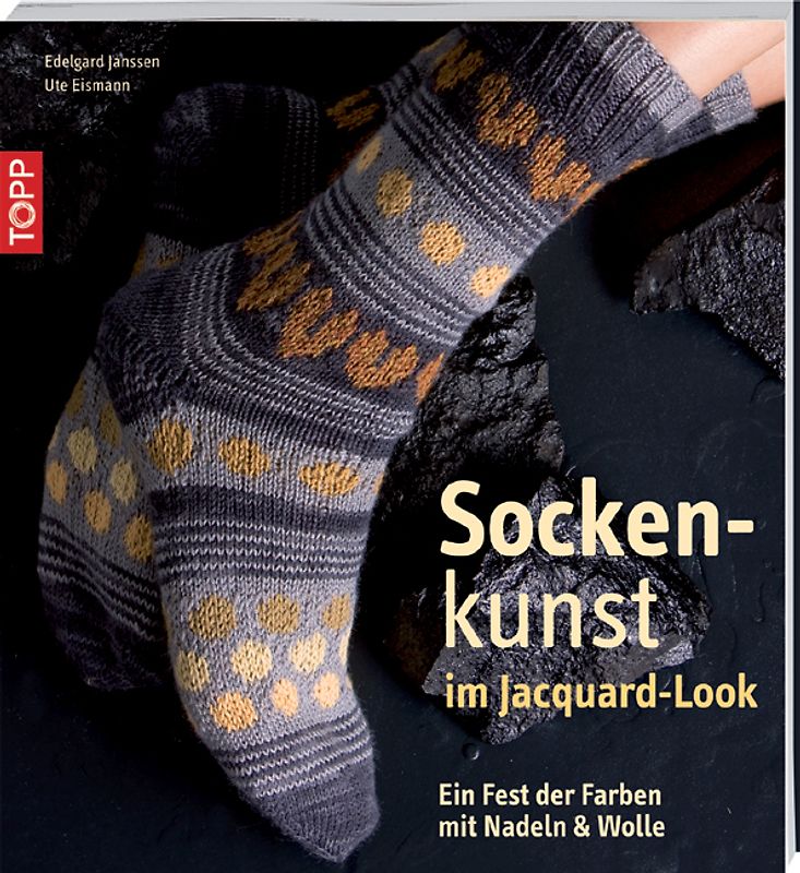 Sockenkunst im Jacquard-Look