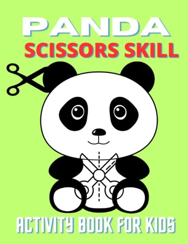 Panda scissors skill activity book for kids: Creative learning activities for children