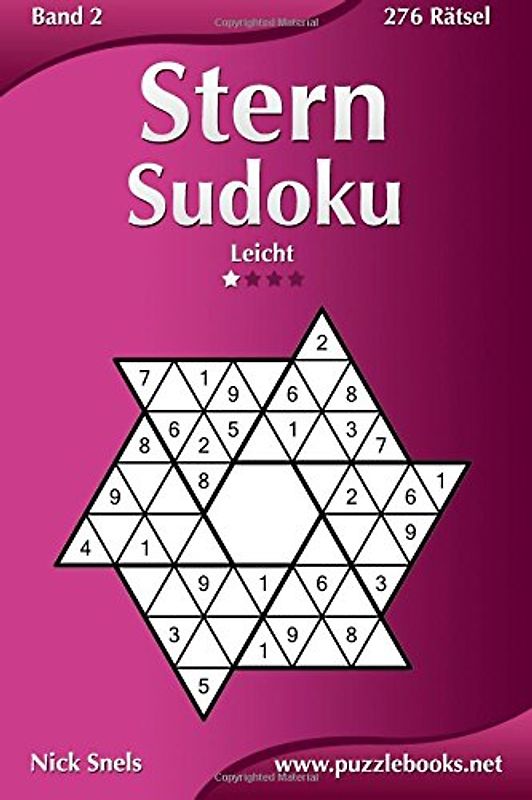 Stern Sudoku - Leicht - Band 2 - 276 Rätsel