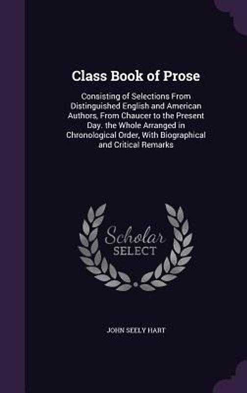 Class Book of Prose