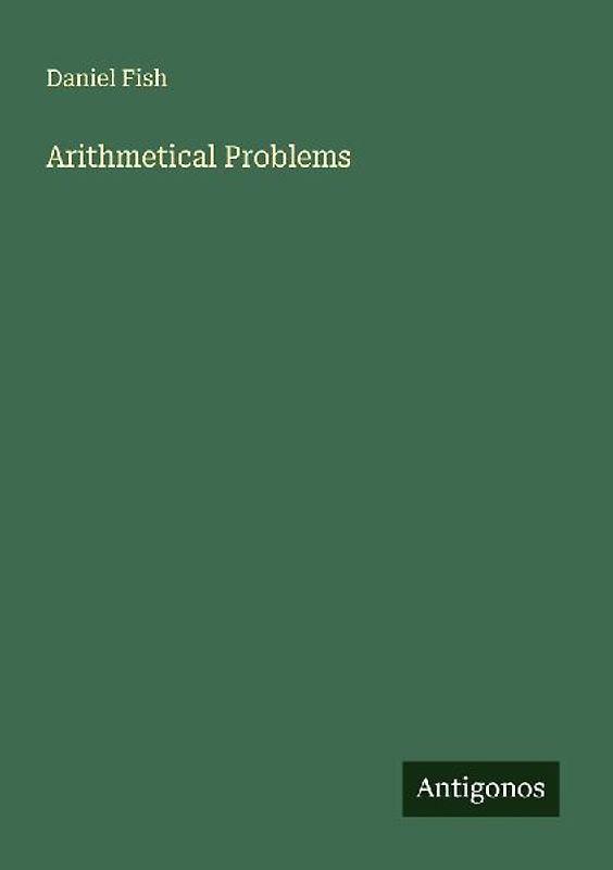 Arithmetical Problems
