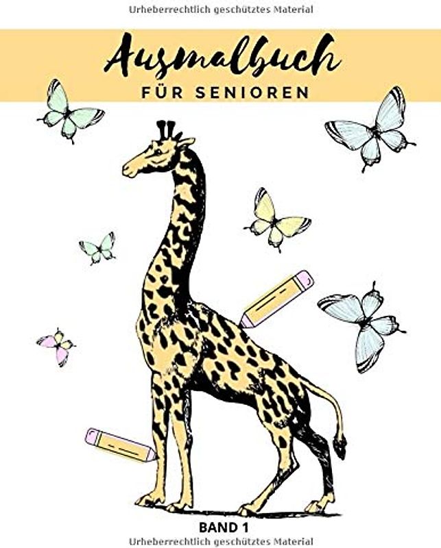 Ausmalbuch Für Senioren: Mit Über 50 Motiven/Für Erwachsene/Demenz/Geschenke und Beschäftigung Für Senioren/Auch Mandala Spiel/A4